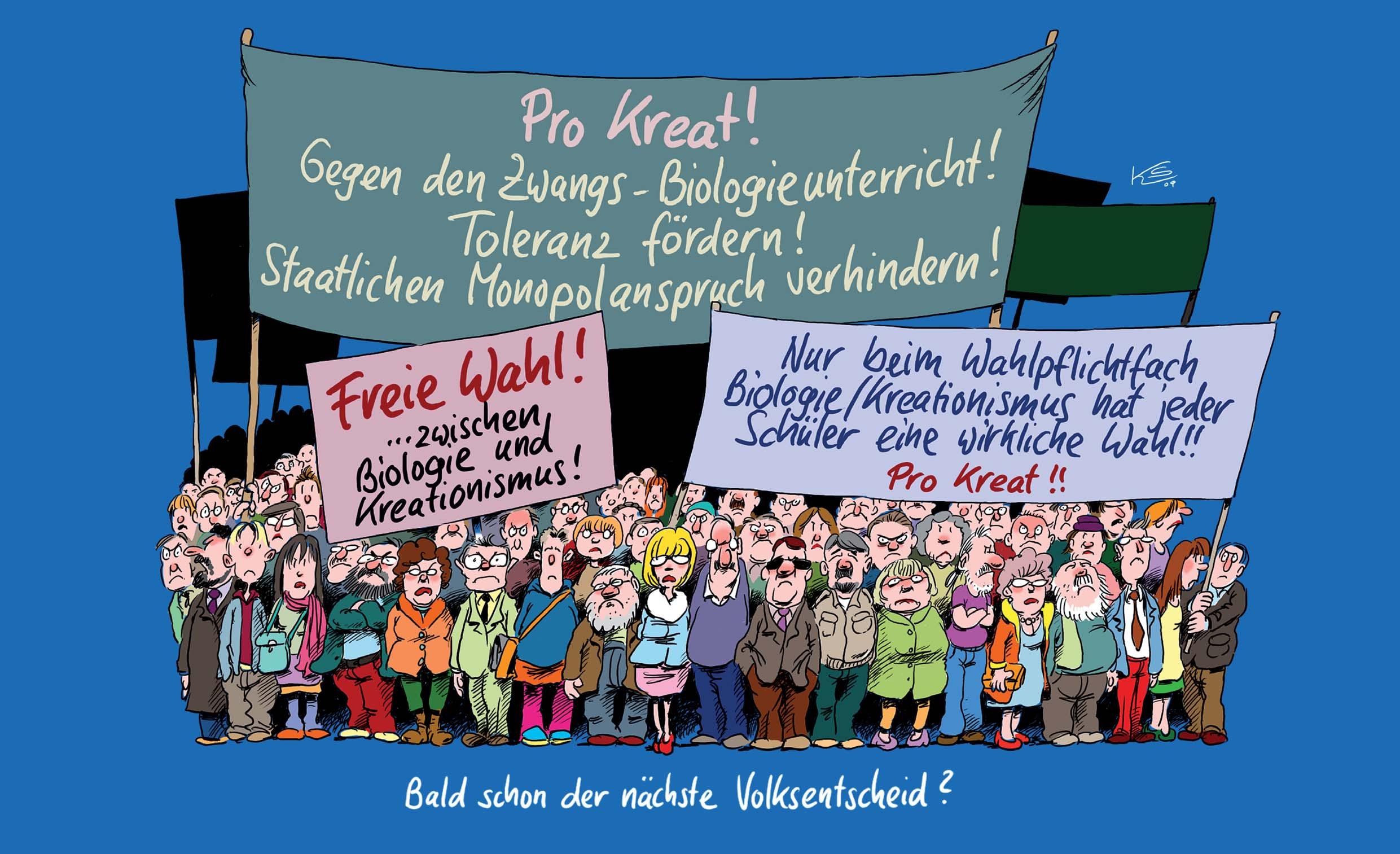 Plakat Volksentscheid: Nein zu "Pro Reli"